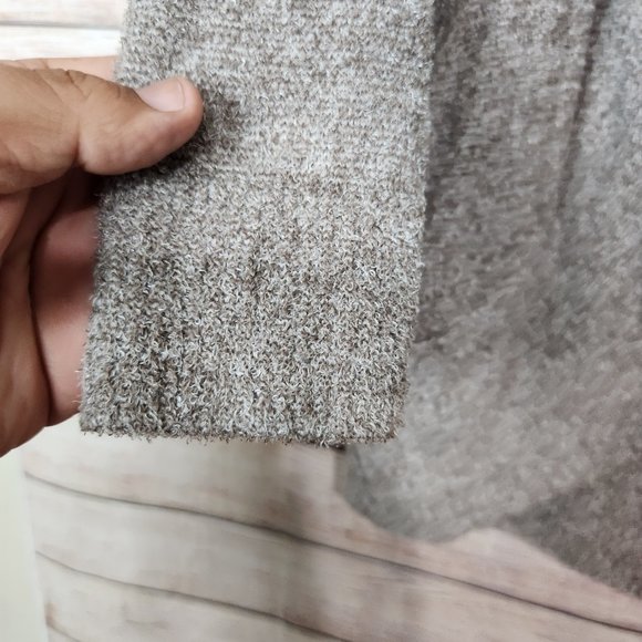 Barefoot Dreams Size Medium CozyChic Lite Style 452  Circle Cardigan Brown - Picture 5 of 16